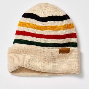 Free People Pendleton Knit Beanie Multicolored Stripe Hat